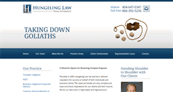 Desktop Screenshot of hungelinglaw.com